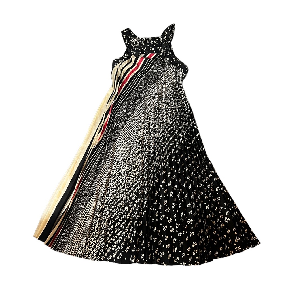 Vintage Black and White Patterned Dress